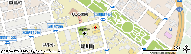 トヨタモビリティ釧路株式会社　堀川店整備周辺の地図