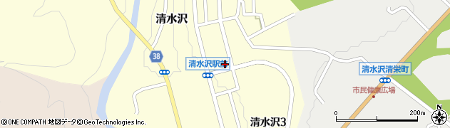 北海道信用金庫夕張中央支店周辺の地図