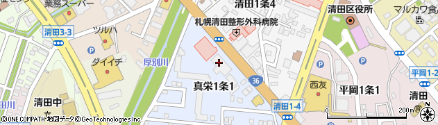 ウィステリア清田周辺の地図