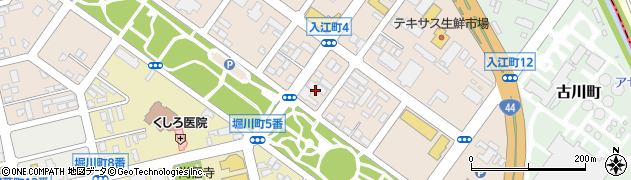 北海道釧路市入江町4周辺の地図