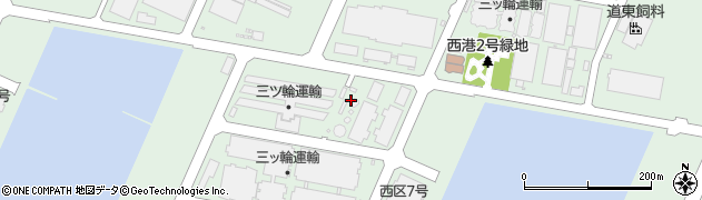 北海道釧路市西港周辺の地図