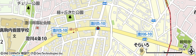 澄川５‐１０周辺の地図