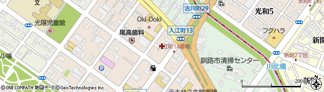 北海道釧路市入江町14周辺の地図