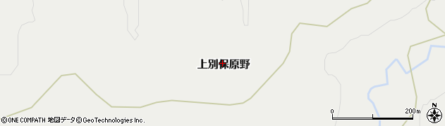 北海道釧路町（釧路郡）上別保原野周辺の地図