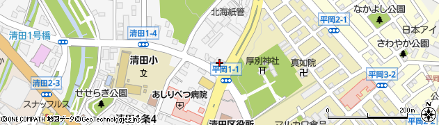 株式会社北海道ロードサービス周辺の地図