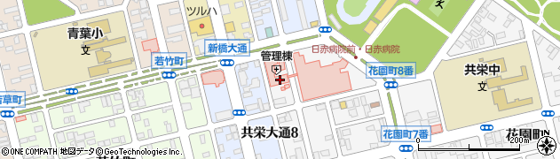 北海道釧路市新栄町22周辺の地図