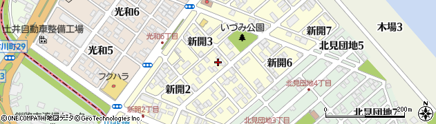 北海道釧路町（釧路郡）新開周辺の地図