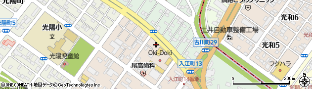 釧路新聞販売店　鉄北東部販売所周辺の地図