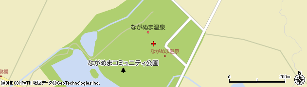 長沼町役場　屋内ゲートボール場周辺の地図