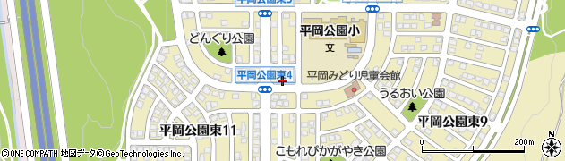 キタ調剤薬局平岡店周辺の地図