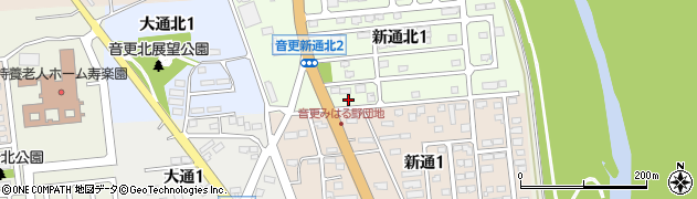 羅阿麺亭周辺の地図