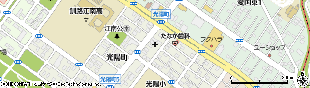 北海道釧路市光陽町21周辺の地図