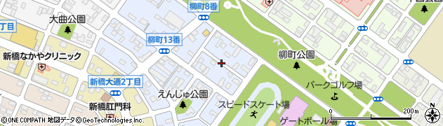 北海道釧路市柳町周辺の地図
