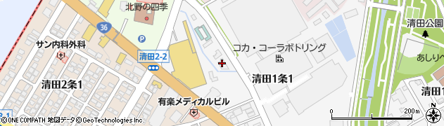 札幌市清田区第二地域包括支援センター周辺の地図