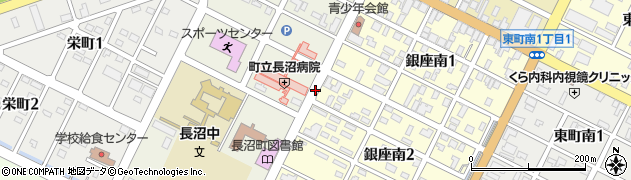 町立病院前周辺の地図