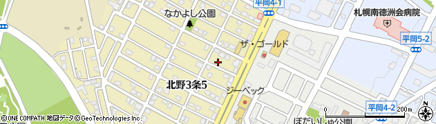 ラーメンの大心 札幌本店周辺の地図