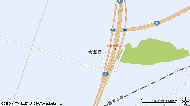 〒084-0917 北海道釧路市大楽毛の地図