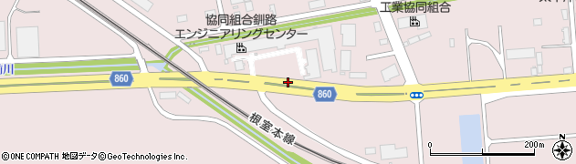 北海道釧路市星が浦南周辺の地図