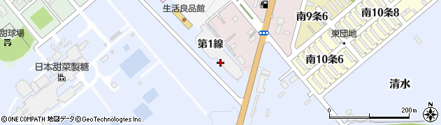 北海道清水町（上川郡）清水（第１線）周辺の地図