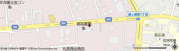 岩谷産業株式会社　釧路工場周辺の地図