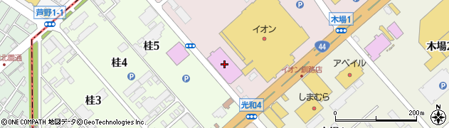 イオンシネマ釧路周辺の地図