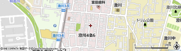 北海道札幌市南区澄川４条周辺の地図