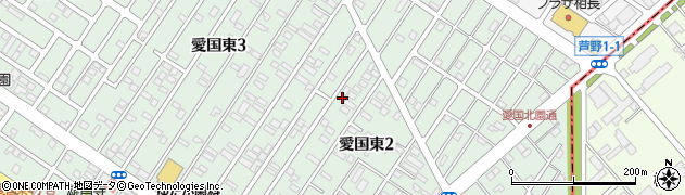 北海道釧路市愛国東2丁目22-6周辺の地図