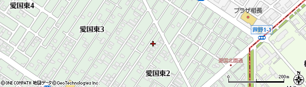 北海道釧路市愛国東2丁目22-9周辺の地図