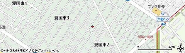北海道釧路市愛国東2丁目24-4周辺の地図