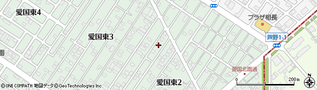 北海道釧路市愛国東2丁目24周辺の地図
