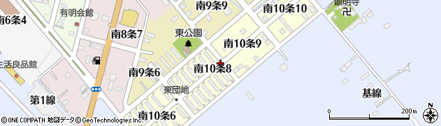 北海道清水町（上川郡）南１０条周辺の地図