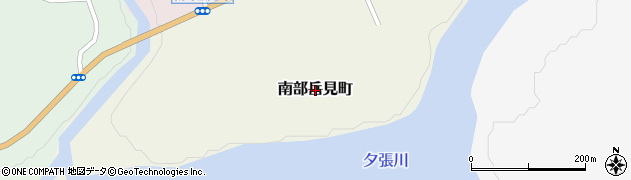 北海道夕張市南部岳見町周辺の地図