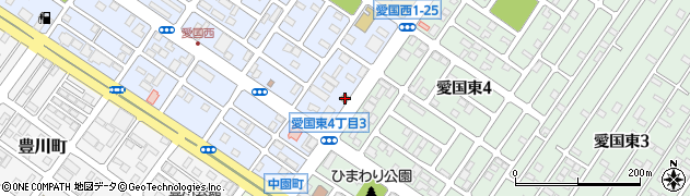 ケンタッキーフライドチキン釧路愛国店周辺の地図