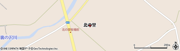 北海道北広島市北の里周辺の地図