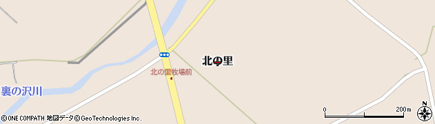 北海道北広島市北の里周辺の地図