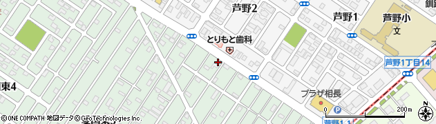 北海道釧路市愛国東2丁目55-10周辺の地図