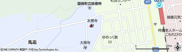 本覚寺本堂周辺の地図