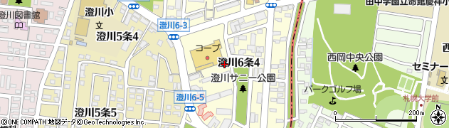 澄川パークマンション管理組合周辺の地図