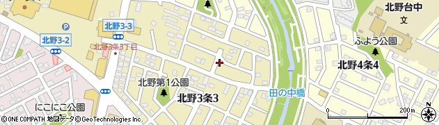 北野さんさん公園周辺の地図