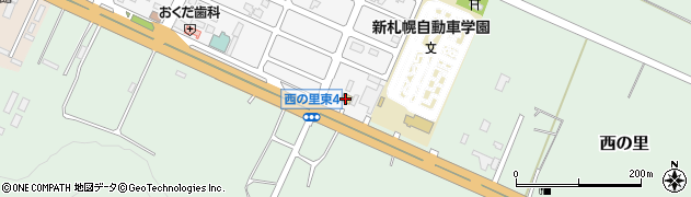 ローソン北広島西の里店周辺の地図