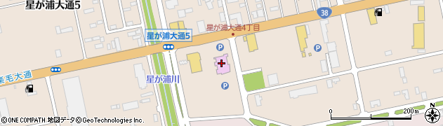 パーラー太陽釧路星が浦店周辺の地図