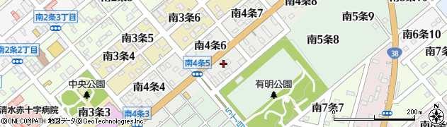 清水イン勝造周辺の地図