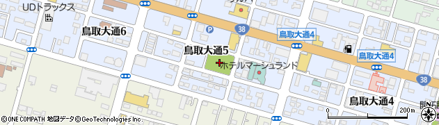 鳥取8号公園周辺の地図