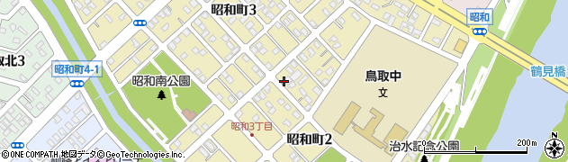 北海道釧路市昭和町周辺の地図