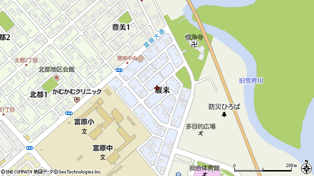 〒088-0612 北海道釧路郡釧路町雁来の地図