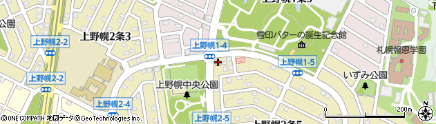 セイコーマート上野幌店周辺の地図