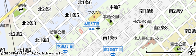 ＮＸエネルギー北海道株式会社　清水営業所周辺の地図