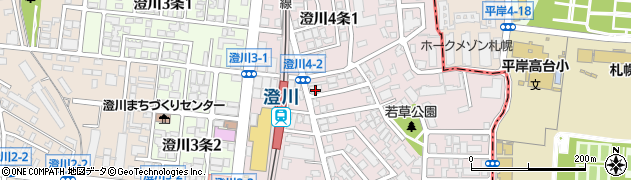 きりん子周辺の地図