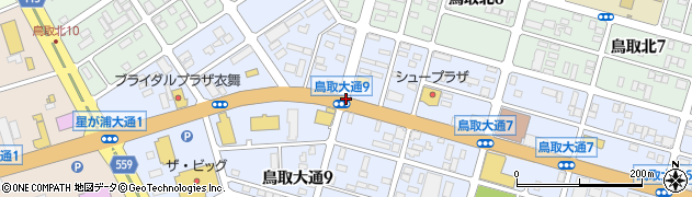 鳥取大通８周辺の地図