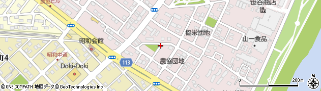 昭和1号公園周辺の地図